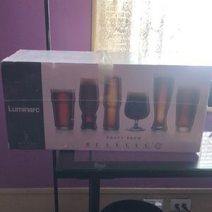 Luminarc craft beer glasses